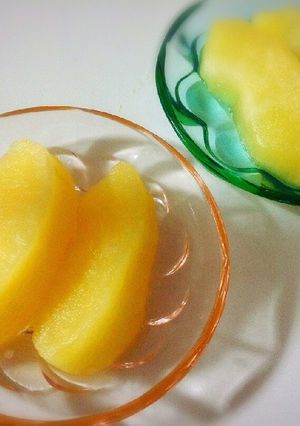 レンジ！オレンジJでりんごのコンポート-レシピのメイン写真