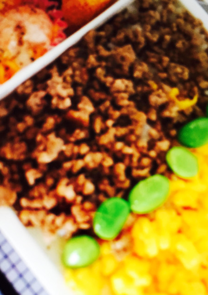 【簡単】そぼろ弁当-レシピのメイン写真