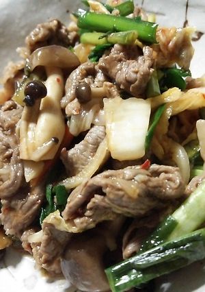 牛肉のキムチ炒め-レシピのメイン写真