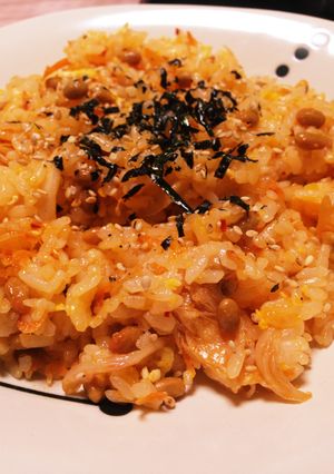 納豆キムチ炒飯-レシピのメイン写真