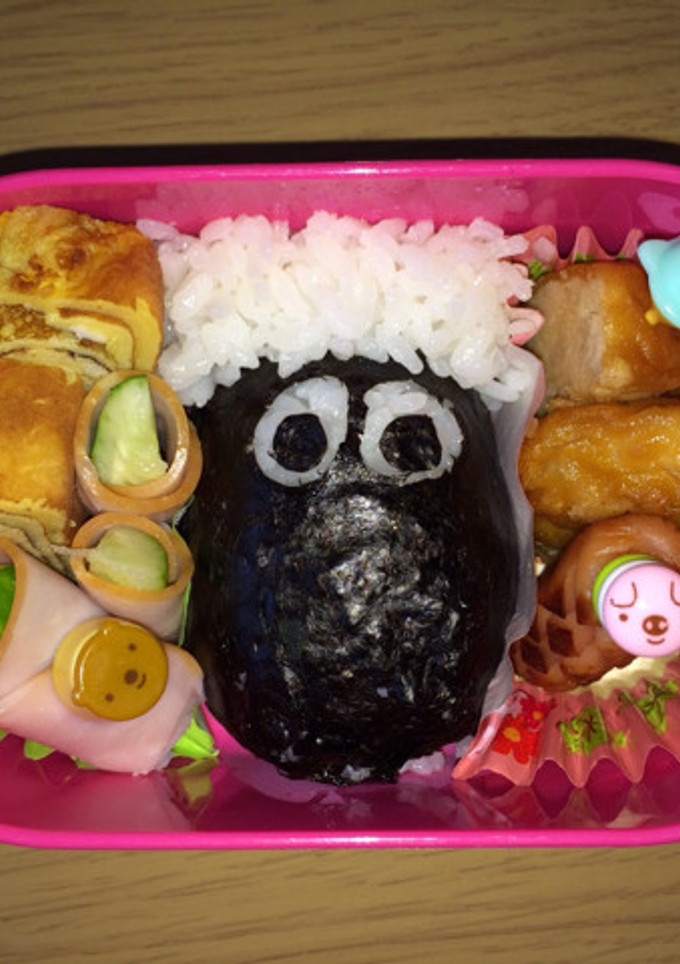 ひつじのショーン キャラ弁 簡単！-レシピのメイン写真