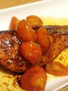 鮭のムニエル☆トマトバターソース-レシピのメイン写真