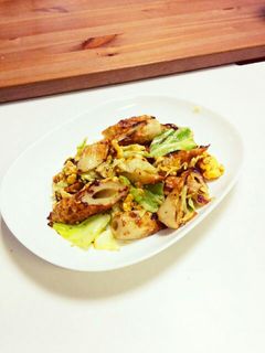ちくわのカレー炒め♪お弁当にも。-レシピのメイン写真