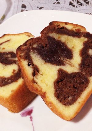 ＊しっとりマーブルケーキ＊-レシピのメイン写真