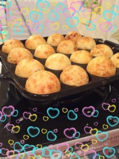 外カリっ中フワ〜☆鉄板で本格的なたこ焼き-レシピのメイン写真