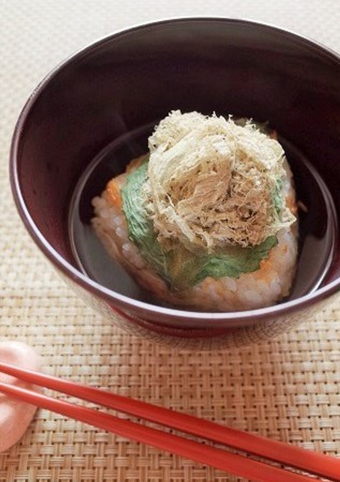 鮭味噌とろろ茶漬け-レシピのメイン写真