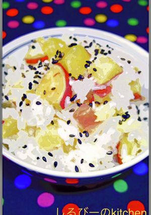 女のロマンだ！秋味絶品塩味さつまいもご飯-レシピのメイン写真
