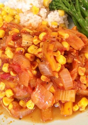 塩麹チキンと野菜のトマト煮込み-レシピのメイン写真