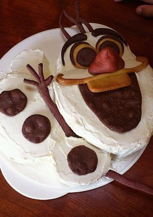 オラフのケーキ-レシピのメイン写真