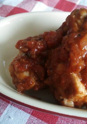 鶏肉のトマトソース煮-レシピのメイン写真