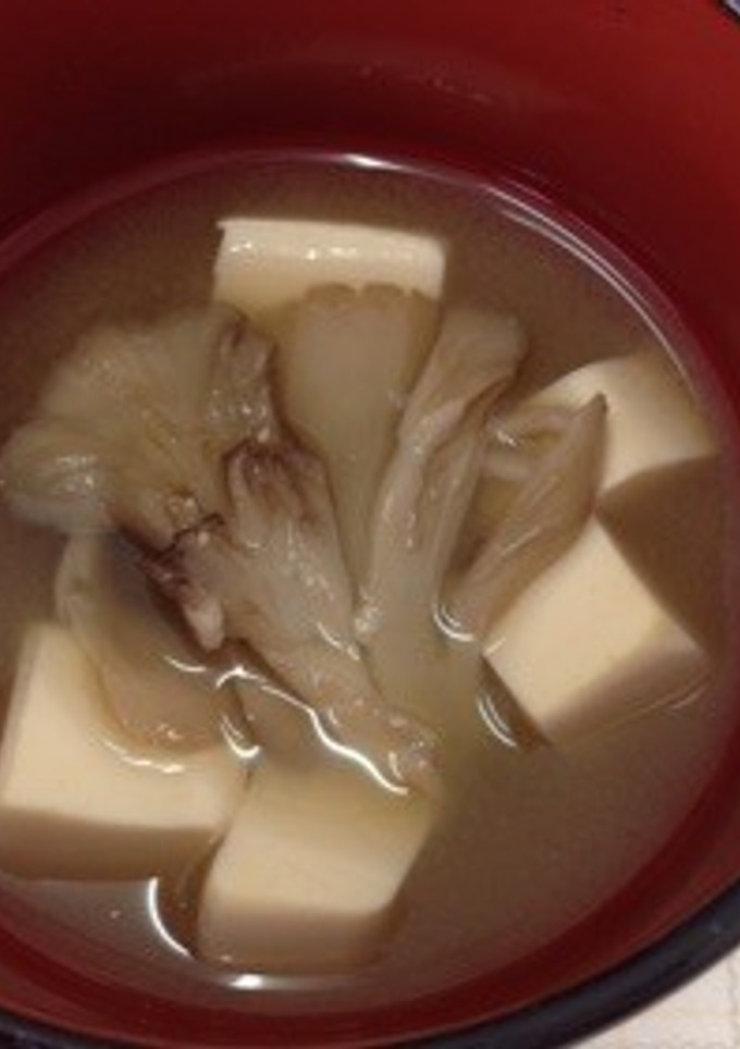 豆腐と舞茸の味噌汁〜(o˘◡˘o) ♡-レシピのメイン写真