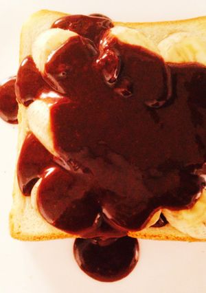 チョコバナナトースト-レシピのメイン写真