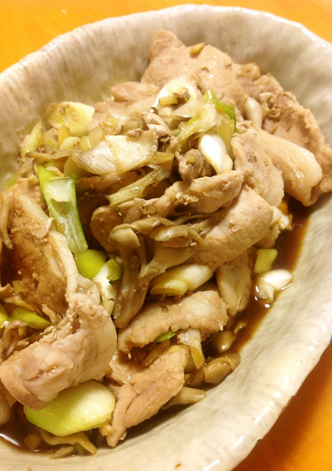 簡単！焼鳥のタレで甘辛生姜焼き-レシピのメイン写真