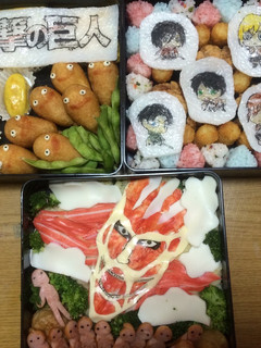進撃の巨人 運動会 キャラ弁☆-レシピのメイン写真