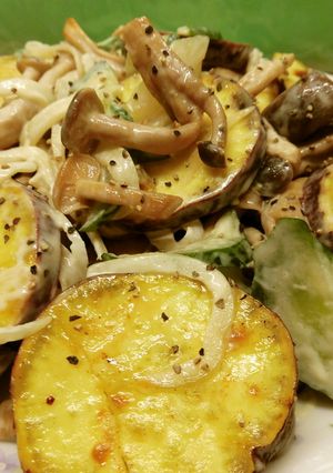 さつま芋としめじの焼きサラダ♪-レシピのメイン写真