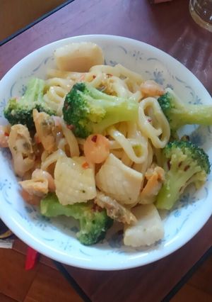 うどんペペロンチーノ-レシピのメイン写真