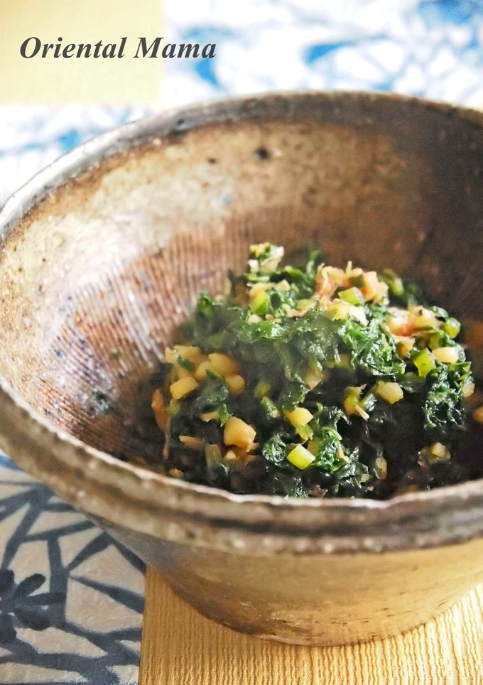 栄養満点！カブの茎の生姜おかかエコ炒め-レシピのメイン写真