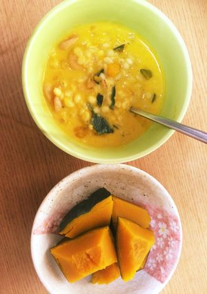 かぼちゃと押し麦のリゾット-レシピのメイン写真