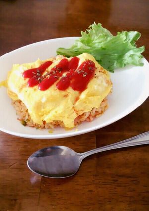 ランチに♪簡単美味しいオムライス♪-レシピのメイン写真