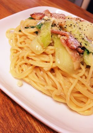 簡単☆シチュールーのカルボナーラ-レシピのメイン写真