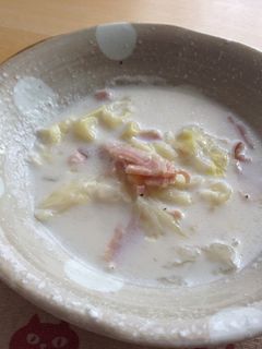 キャベツとハムのクリーム煮-レシピのメイン写真