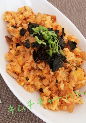 簡単♪豚挽肉でパラパラキムチ炒飯-レシピのメイン写真