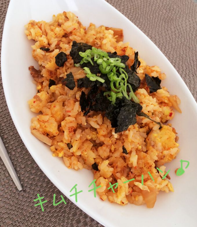 簡単♪豚挽肉でパラパラキムチ炒飯-レシピのメイン写真