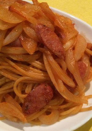 シンプルナポリタン-レシピのメイン写真