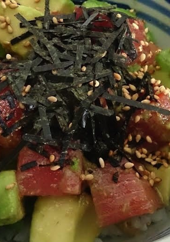 アボカドとマグロの漬け丼-レシピのメイン写真