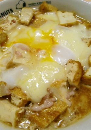 ★糖質制限＊厚揚げと挽肉のチーズ卵とじ＊-レシピのメイン写真