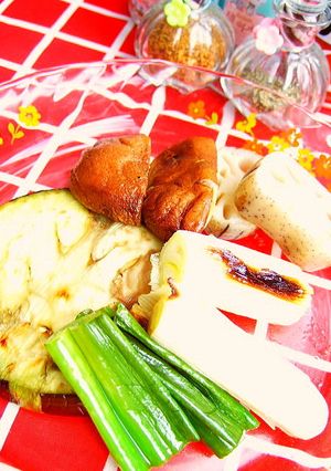 こんがりグリル焼き◆ねぎ・なす・きのこ等-レシピのメイン写真
