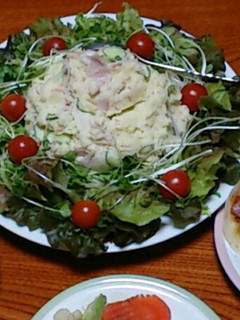 クリスマスでポテトサラダを作る-レシピのメイン写真