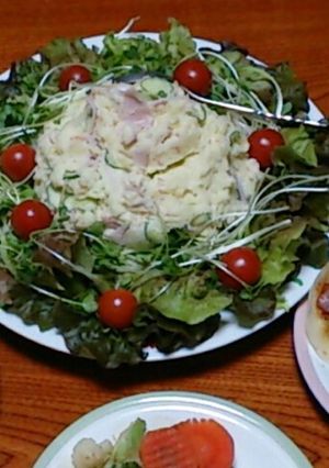 クリスマスでポテトサラダを作る-レシピのメイン写真