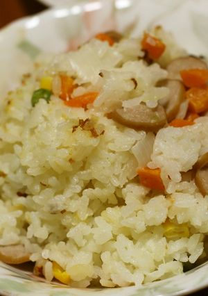 洋風炊き込みご飯☆マイルドミルクライス-レシピのメイン写真