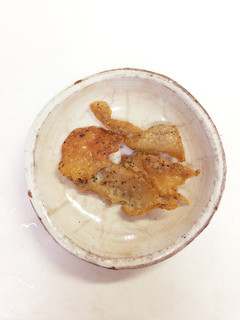 おつまみ最適、ヘルシー鶏皮焼き-レシピのメイン写真