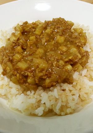 簡単時短♪れんこんキーマカレー-レシピのメイン写真