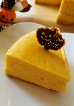 ベイクドパンプキンチーズケーキ-レシピのメイン写真