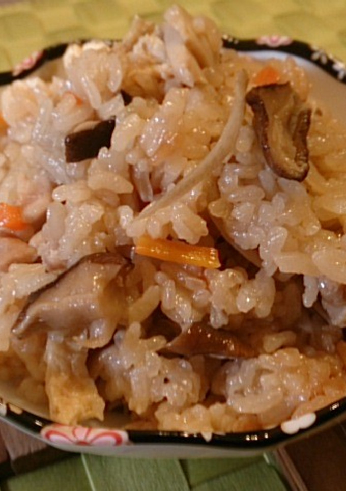 ◆秋ほっこり♡鶏ときのこの炊き込みご飯◆-レシピのメイン写真