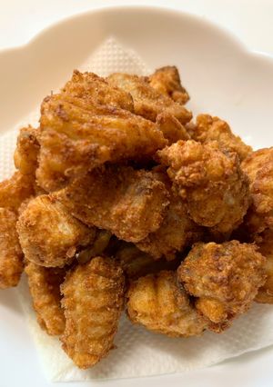 エイヒレ（カスベ）の唐揚げ-レシピのメイン写真