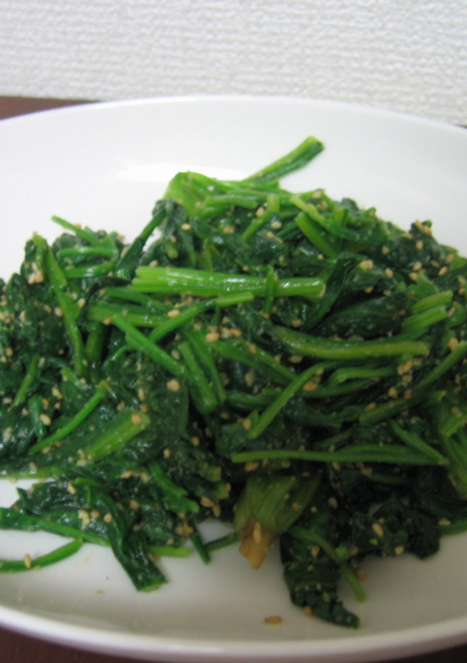 ほうれん草の胡麻和え-レシピのメイン写真