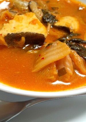 キムチで簡単！鱈のピリ辛スープ-レシピのメイン写真