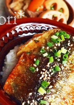 骨なし！フライパンで！さんまの蒲焼き丼-レシピのメイン写真