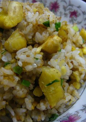 香ばしい♪栗の炒飯-レシピのメイン写真