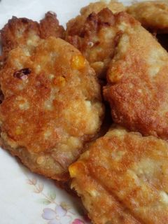 ふわふわ♡豆腐とツナコーンのナゲット-レシピのメイン写真