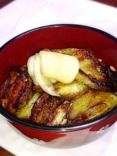 茄子の蒲焼き丼-レシピのメイン写真