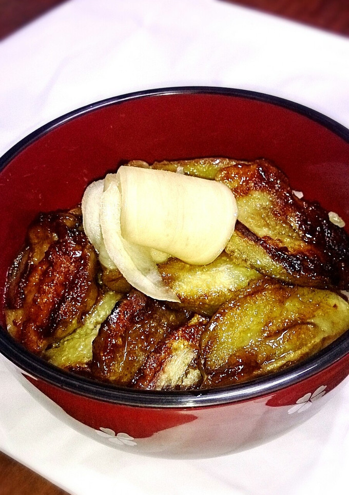 茄子の蒲焼き丼-レシピのメイン写真