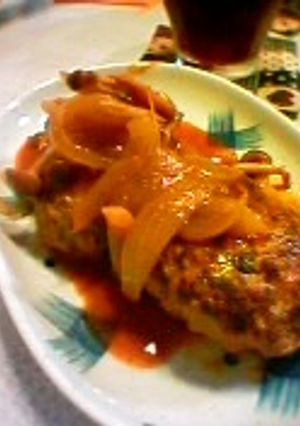 煮込みハンバーグ-レシピのメイン写真
