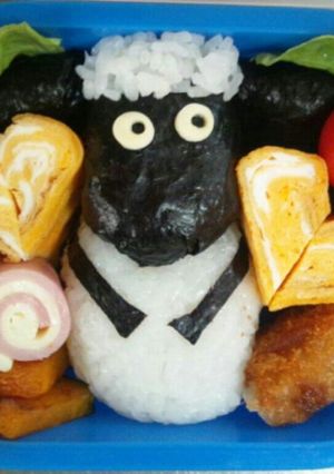 キャラ弁 ひつじのショーン 簡単-レシピのメイン写真