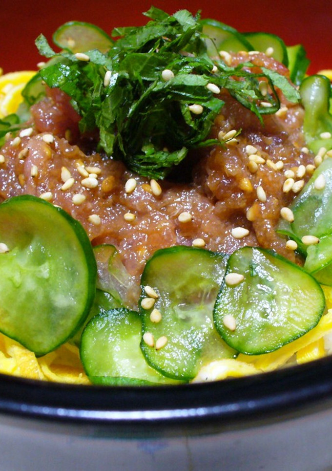 ★まぐろのごまだれ丼-レシピのメイン写真