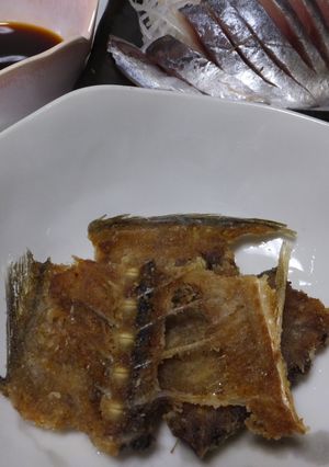 骨せんべい☆鯵、さんまの骨の唐揚げ-レシピのメイン写真
